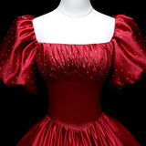 Dingy Evening Dress Body Solo Student Art Test Vocal Folk Song Performance Dress Host Dress Fluffy Skirt Woman