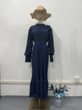 Temperament Light Style Women's Spring New Dress Long Folds