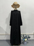 Eastern Muslims Spring 2024 New Commuting Street Fashion Solid Design Grand Dressȹs
