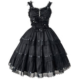 Party Jsk Suspension Dress Everyday Cute Lolita Sweet Dress 6755