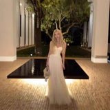Dress Morning Dress Wedding Dress Engagement Evening Dress High-End Light Small Fish Bone Seaside Holiday Fairy Dress