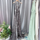 Oil/8 Colors 2025 Elegant Hanging Neck-Luck Holiday Flowers Unique Special Beach Dress