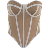 Sexy Chest-Wielding Boobs Blouse Women 2025 Summer Fashion Hottie Vest DJPT
