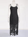 Temperament Famous Wind 2 Dress Women's Dress 2025 Spring New Sling Splicing Eso Design Sense Thin Dress