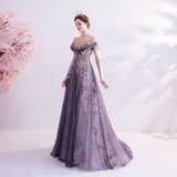 Of The Aur Atmosphere Purple Dress Annual Birthday Show Host Performing Walk Evening Dress