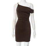 Women's Spring And Summer New Asymmetrical Dressed Asymmetrical Dress Women's Asymmetrical Coat DJPT