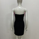 2024 New Breast-Boosted Hump Bird Woolen Dress Dress Dress Dress Dress For Sexy Forked Diamond
