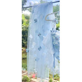 Flower Tector Blouse With Fishtail Half Skirt 2024 New Temperament Birthday Party Set