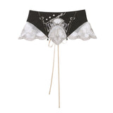 Teased Original Ring Door Lolita Girl Lolita Waist Cover Dress Dress Short Skirt Sweet Suit 7173
