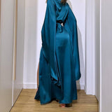 East Autumn And Winter Comfortable Leisure Temperament Home Lady Tied With A Night Gondor Robe Women's Dress