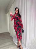 Floral Dress In The New Autumn Flower Print In 2025