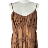 New Women's Spring And Summer French Holiday Wind Wearing Folding Slings And Skirts