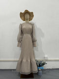 Temperament Light Style Women's Spring New Dress Long Folds