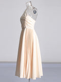 Temperament Dress Spring 2025 New Sling Folded White Dress Girl