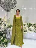 Autumn Fashion Temperament Long Splicing Design Fairy Shawl Dress Dress Dress