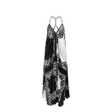 Years Of Holiday Style Design Feel Beautiful Seaside Print Slings Niche Clenient Dress