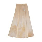Design Autumn Evening Chinese Style Women's Clothing Element Half Dress Set 8829