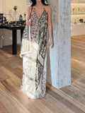 Years Of Holiday Style Design Feel Beautiful Seaside Print Slings Niche Clenient Dress