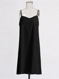 Style Dress 2025 Summer New Fashion Single-Dbutton Bubble Cuffs With Waist Dress