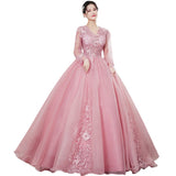Yarn Wedding Dress Student Art Dress Stage Solo Fluffy Skirt Annual Meeting Presided Over The Evening Dress Long Performance Dress Woman
