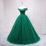 One-Word Shoulder Evening Dress Thin Adult Ceremony Vocal Art Exam Year Performance Party Host Fashion Dress