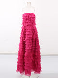French Style Braid Dress 2025 New Female Summer Ears Folded Splicing Lotus Leaves Side Swing Dress