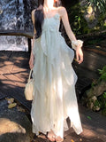 Midsummer Summer Cool Sling Dress Women's Holiday Style Temperament Dress HZ0628