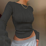 2025 Summer OL T-Shirt Collage Long Sleeve Round-Necked Women's T-Shirt Agent DJPT