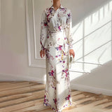 2025 New Women's Solid-Colored Long-Sleeved Jacket Half-Dress Fashion Suit