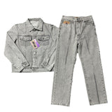Alcatraz Jeans New Star Embroidered High Street Retro Old Casual Five-Point Pants DJPT