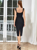 Tide Netfish Bone Packed Sexy Evening Dress Party Party With Dress