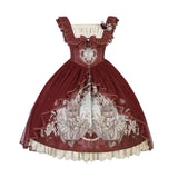 Jam Original Design Mystery Park Lolita Girl Lolita T-Shirt Dress Everyday Cute Set 7022