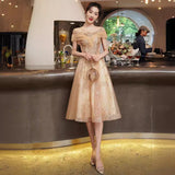 Evening Dress Women's 2025 New Banquet Temperament Famous Fairy Moderators Heavy Industry Annual Conference Dress