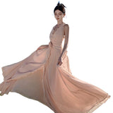 Dress Women's Summer Seaside Holiday Super Fairy Dew Back Dress Bohemian Dress Skirt Ambiance