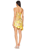 Australian Trendy Brand Three-Dimensional Affix Fairy Sexy Wrapped Breast Swing Dress