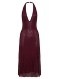Selling Women's Fashion Sexy V-Neck Party Party Prom Sling Dress Skirt Dress Dress Dress