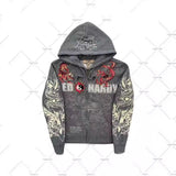 2025 New Direct Selling Retro Gothic Hop Long-Sleeved 3D Sweaty Loose Hooded Sport DJPT