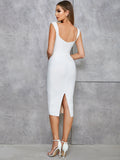 Tide Netfish Bone Packed Sexy Evening Dress Party Party With Dress