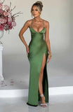 Women's Summer Dress 2024 New Solid Color Sexy Harvests Lved Sleeveless Skinny Dress HZ0628