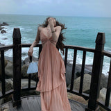Dress Sexy Pure Desire Irregularly Exposed Waist Thin Sling Dress Design Feeling 100 Folded Dress Dress Dress Dress Woman