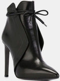 Winter New Women's Leather Boots Tips Followed Zipper Short Boots High Quality Shoes