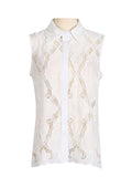 Literary And Art Casual Style Suit 2025 Spring New Collar Embroidered Sleeveless Shirt Trousers Two Sets Of Women
