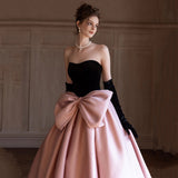Evening Dress 2025 New High-Level Sensing Pink Dingface Annual Conference Hosts Birthday Adult Graduation Dress