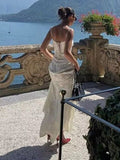 Suspension Dress High-End Skinny Backband With Light Dress HZ0628