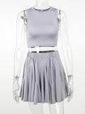 Holiday Style Sexy Bare Back Vest Casual Dress Casual Suit 2025Ins Summer New Women's Clothing DJPT