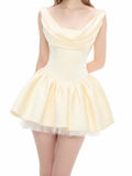 Babes Niche Design Dress Temperament High-End Sexy Skinny Princess Ponmp Dress HZ0628