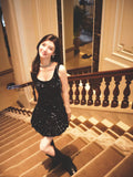 Luth's Same Temperament Beautiful Bright Film Backs And Skirts In The Autumn Of 2024 Zhuoya's Small Design Dress