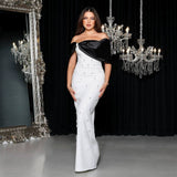 Industry Word Shoulder Banding Dress Party Can Wear French High-End Evening Dress Every Day