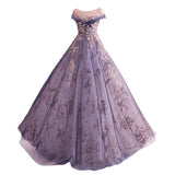 Of The Aur Atmosphere Purple Dress Annual Birthday Show Host Performing Walk Evening Dress
