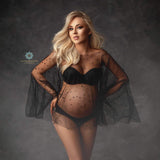 Women Photography Network Yarn Nail Beads Shawl Blouse Maternity
